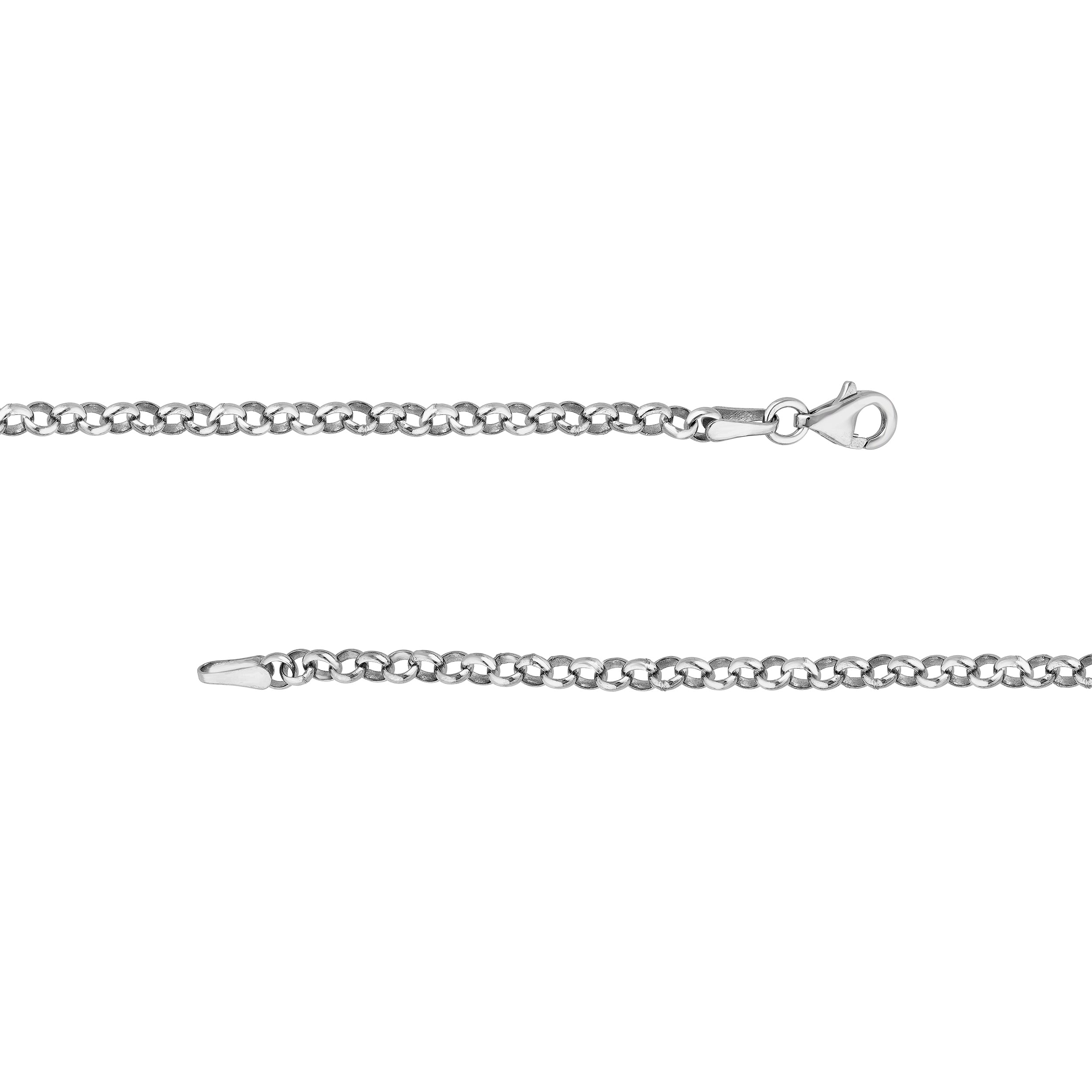 2.50mm Sterling Silver Rolo Chain