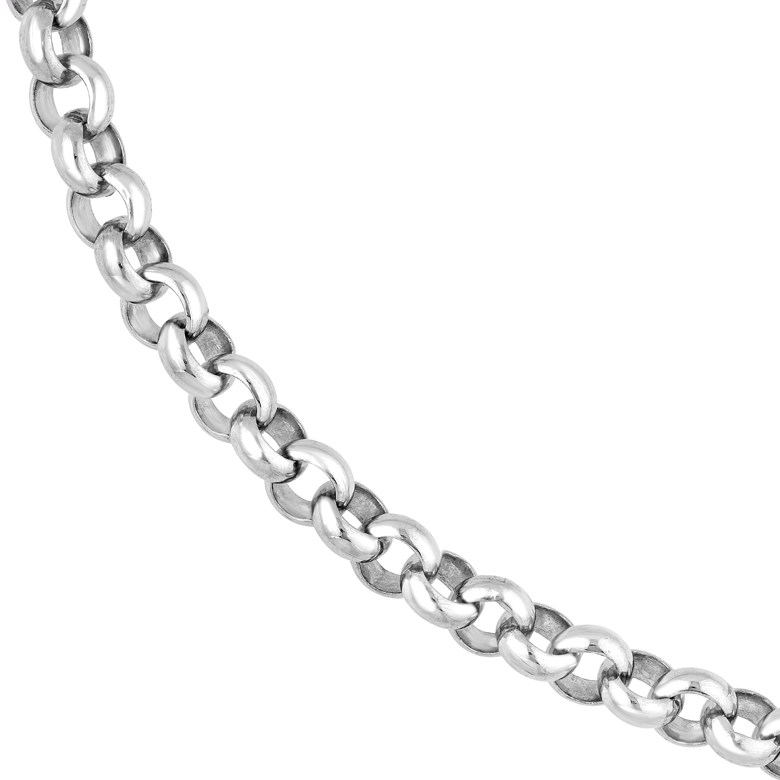 6.50mm Sterling Silver Rolo Chain