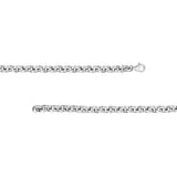 6.50mm Sterling Silver Rolo Chain