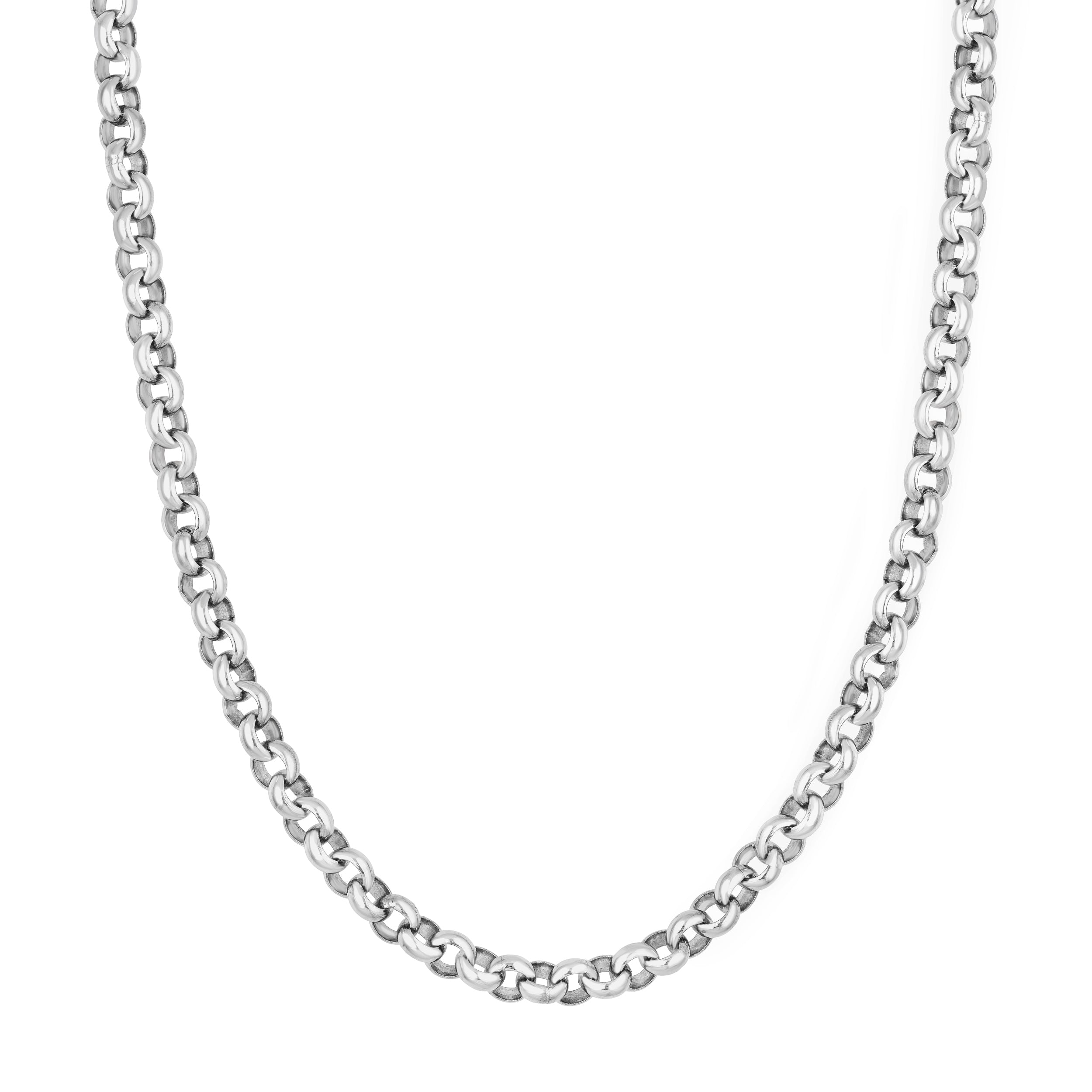 6.50mm Sterling Silver Rolo Chain