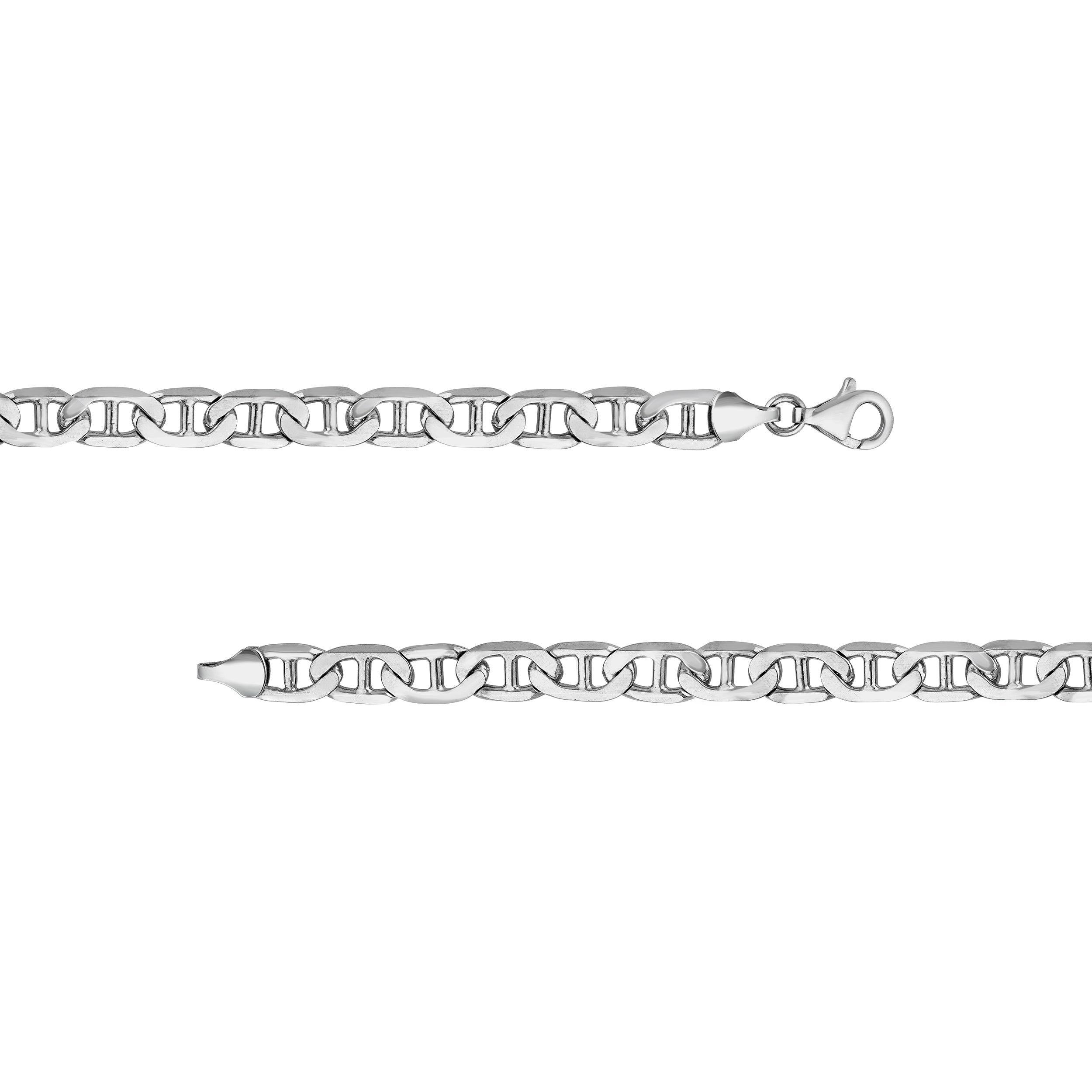 6.90mm Sterling Silver Mariner Chain
