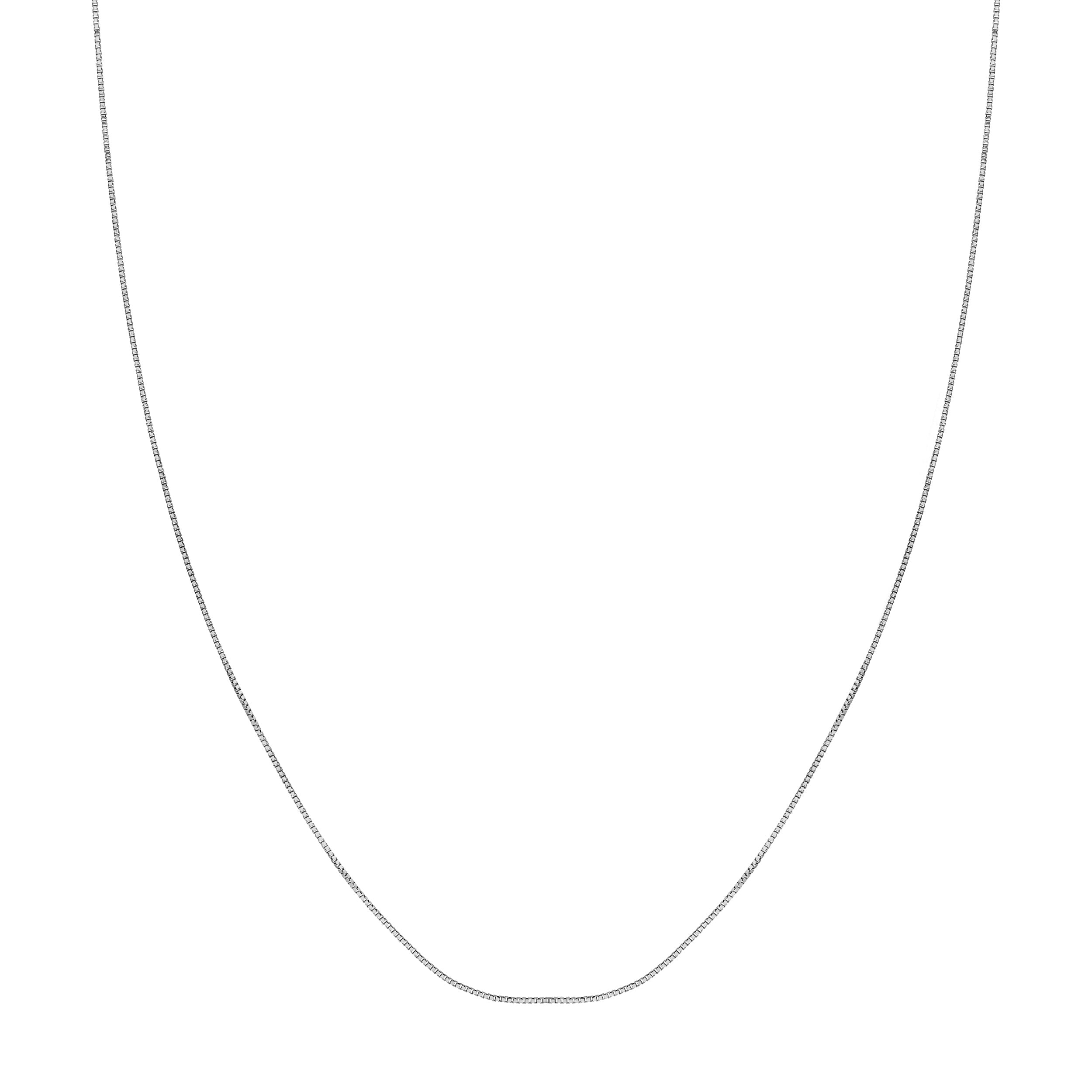 0.66mm Sterling Silver Box Chain