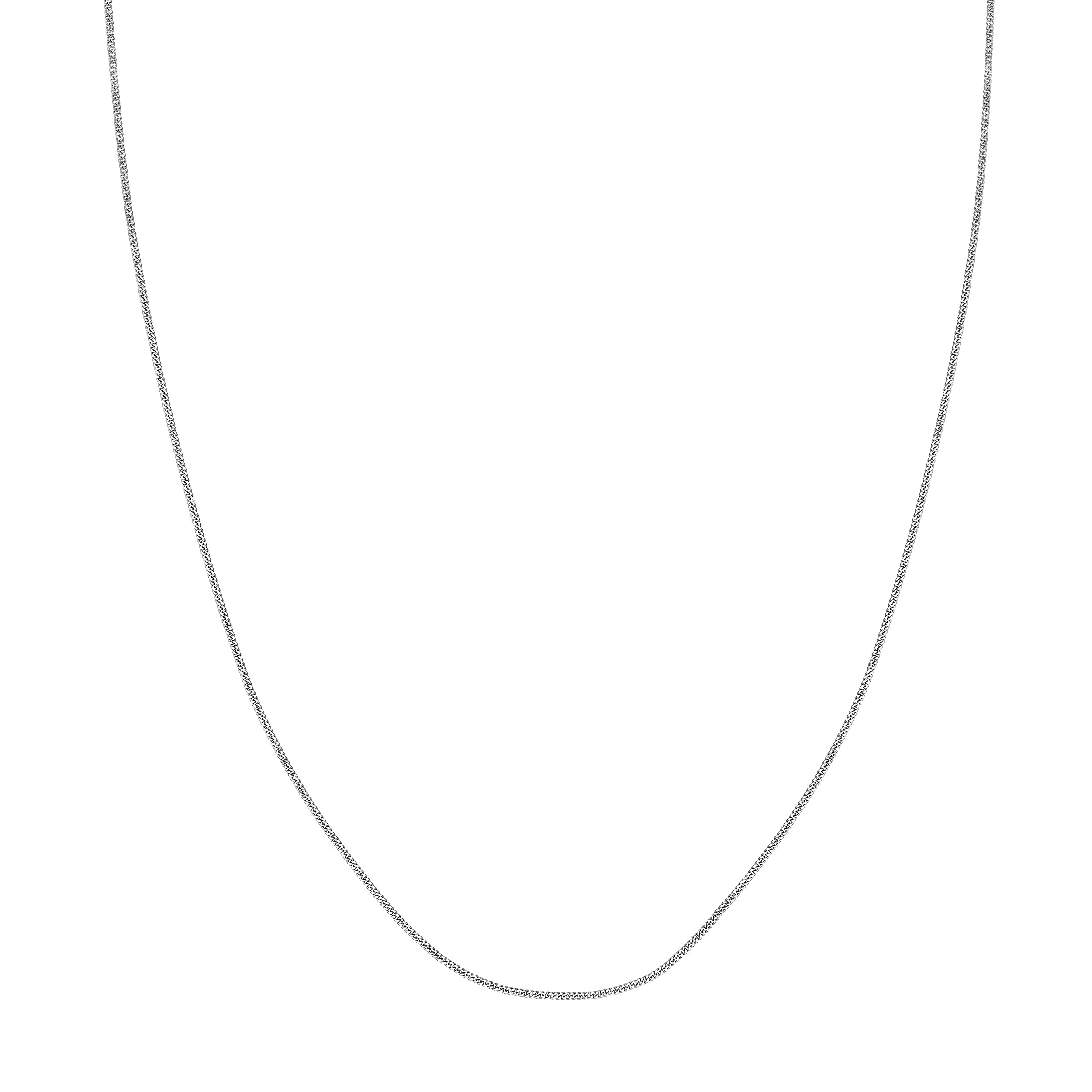 1.05mm Sterling Silver Curb Chain