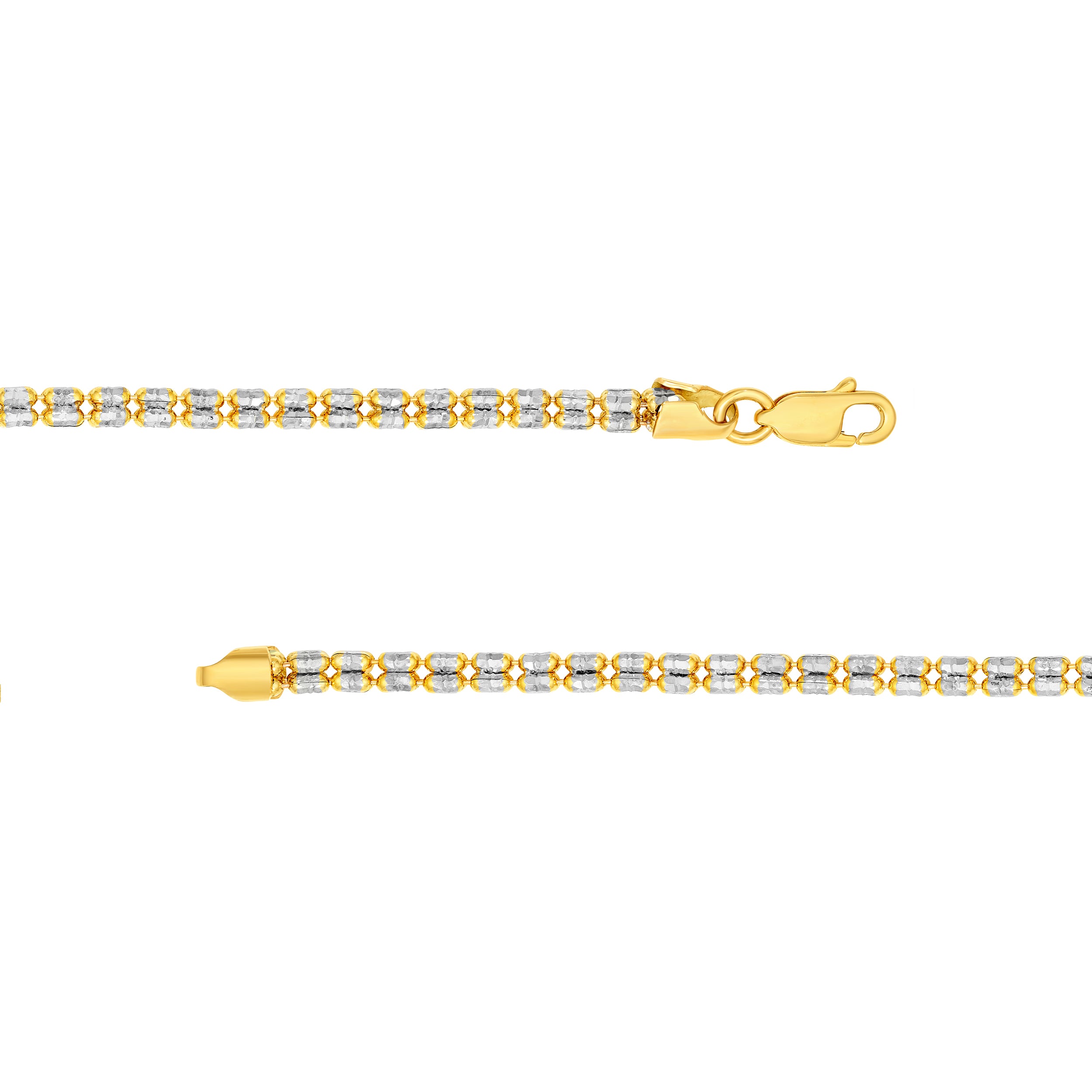 2.40mm Two-Tone Ice Chain [4 row]