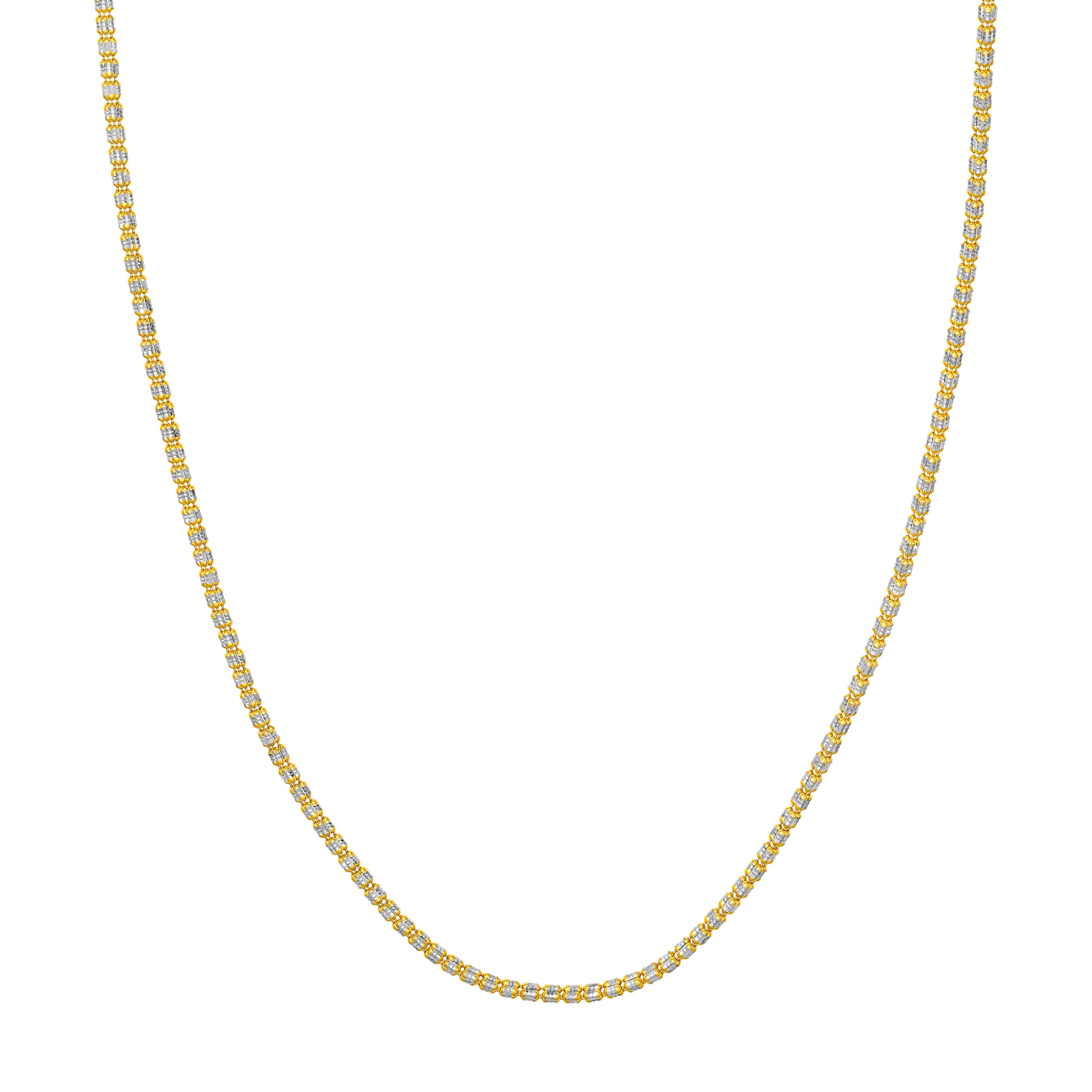 2.40mm Two-Tone Ice Chain [3 Row]