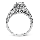 Engagement Ring in 18k Gold with Diamonds
