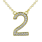 Pendant in 18k Gold with Diamonds