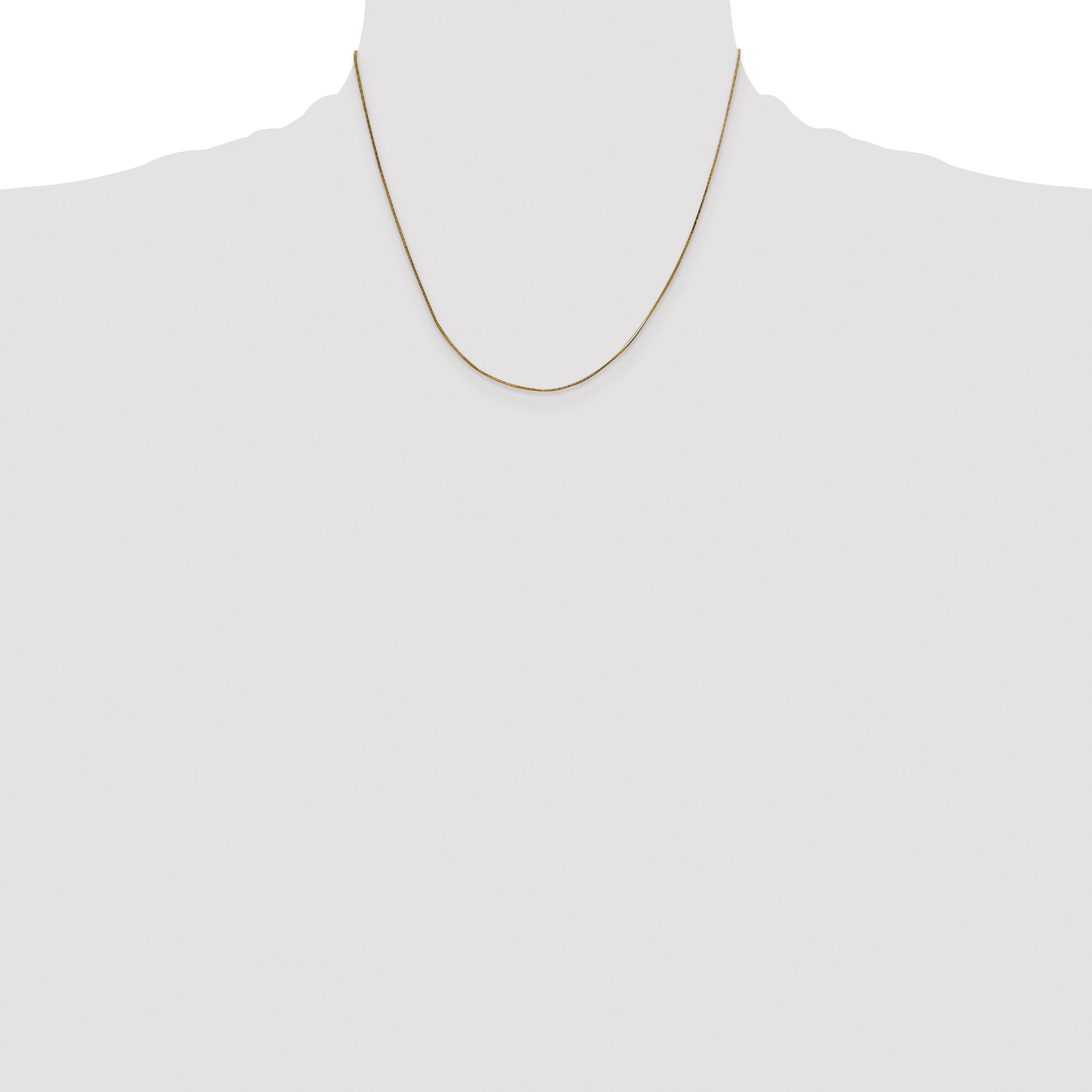 14k .5mm Octagonal Snake Chain