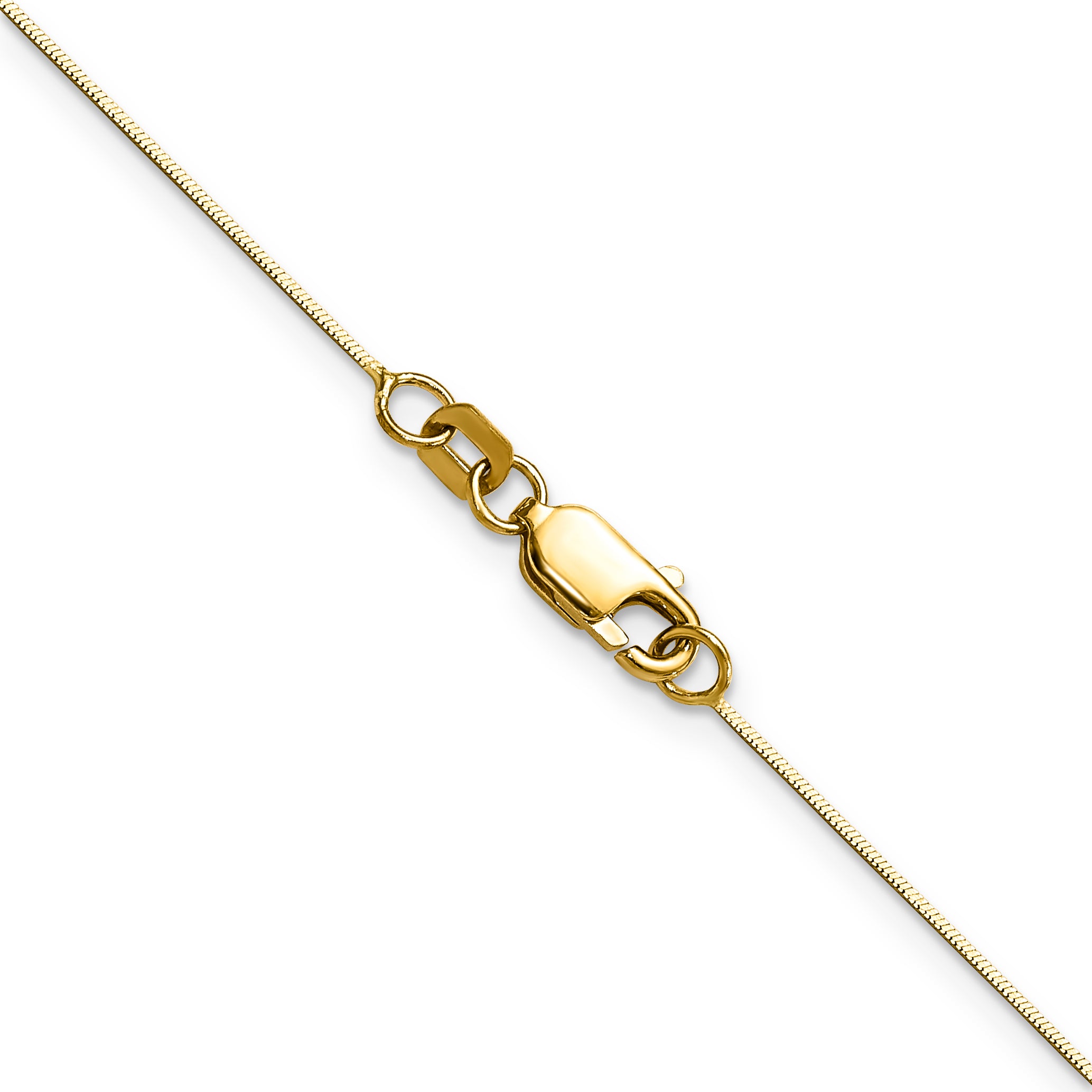 14k .5mm Octagonal Snake Chain