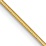 14k .9mm Octagonal Snake Chain