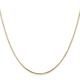 14k .9mm Octagonal Snake Chain