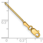 14k .9mm Octagonal Snake Chain