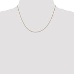14k .5mm Box with Spring Ring Clasp Chain