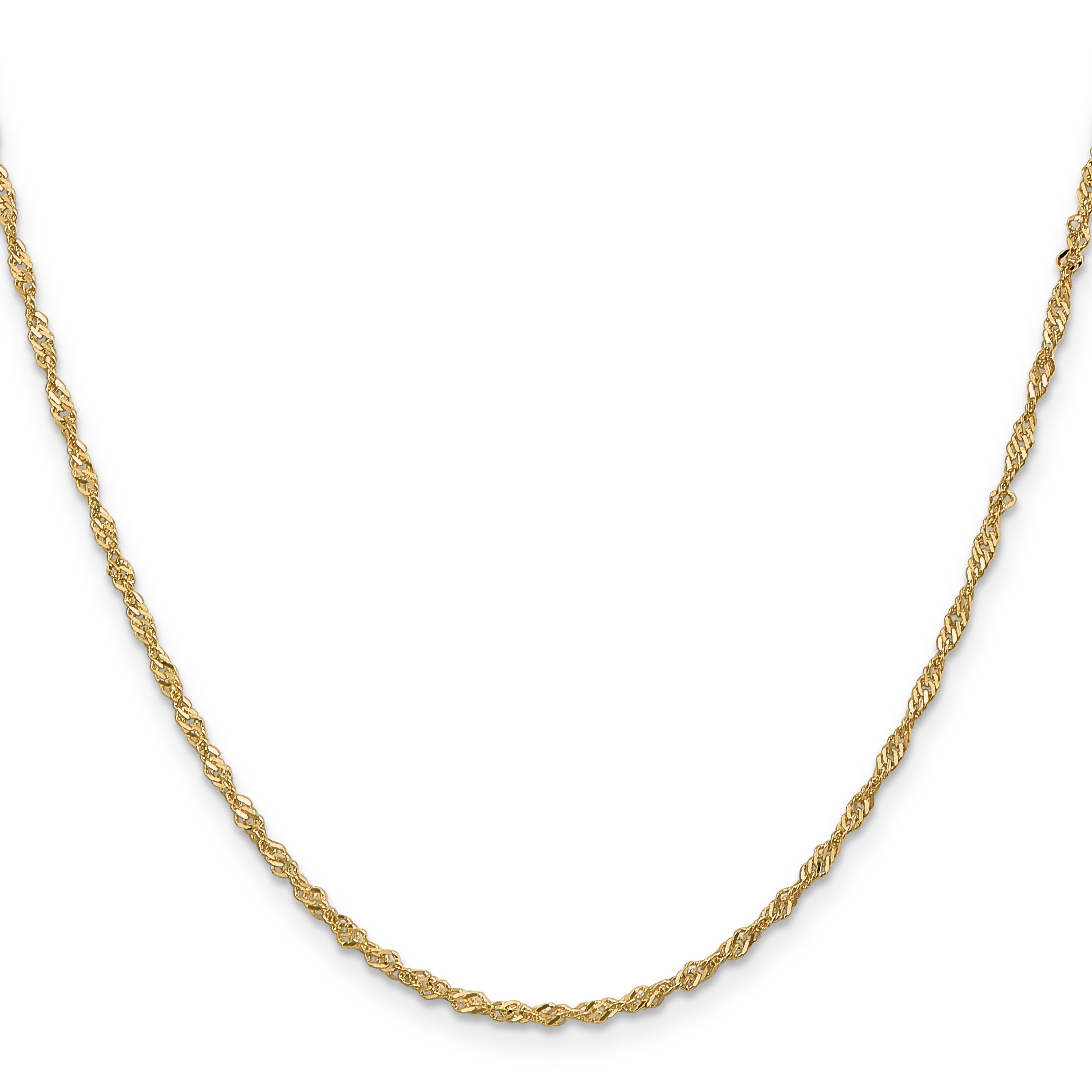 14k 1.70mm Singapore Chain