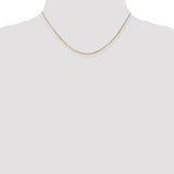 14k .9mm Curb Pendant Chain