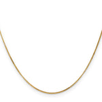 14k .9mm Curb Pendant Chain