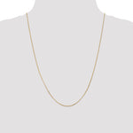 14k .9mm Curb Pendant Chain