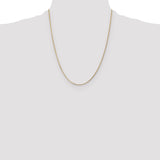 14k 1.3mm Curb Pendant Chain