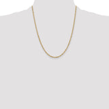 14k 2mm Singapore Chain