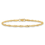 14k 2mm Singapore Chain