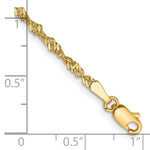 14k 2mm Singapore Chain