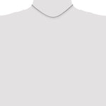 14k White Gold 1.7mm Spiga Chain