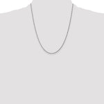 14k WG 1.4mm Singapore Chain