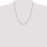 14k WG 1.4mm Singapore Chain