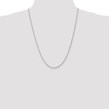 14k WG 1.4mm Singapore Chain