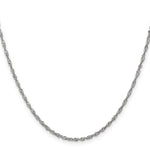 14k WG 1.7mm Singapore Chain