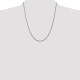 14k WG 1.7mm Singapore Chain