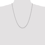 14k WG 1.7mm Singapore Chain