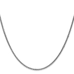 14k White Gold 1.7mm D/C Spiga Chain