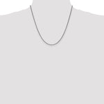 14k White Gold 1.7mm D/C Spiga Chain