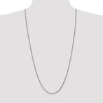14k White Gold 2.1mm D/C Spiga Chain