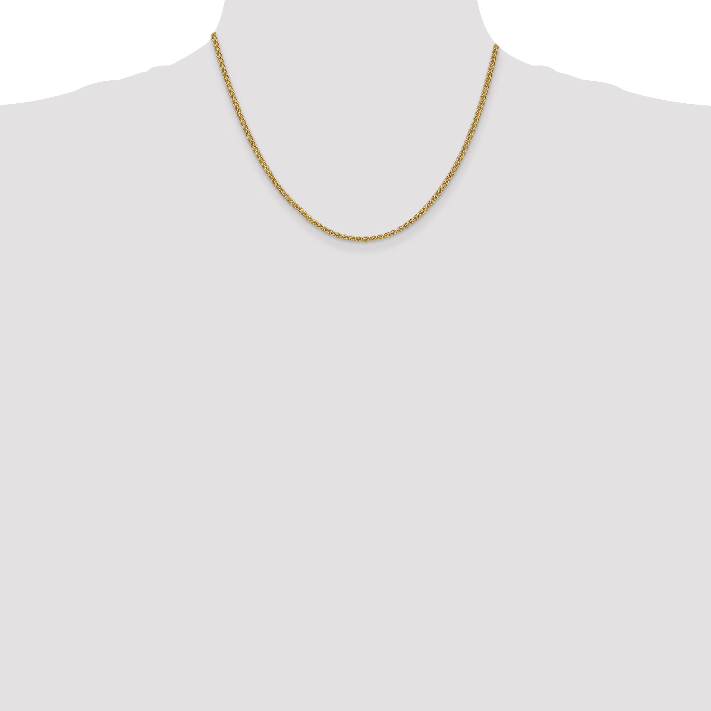 14k 2.1mm Spiga Chain