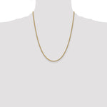 14k 2.1mm Spiga Chain