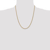 14k 2.1mm Spiga Chain