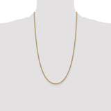 14k 2.1mm Spiga Chain
