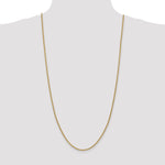 14k 2.1mm Spiga Chain