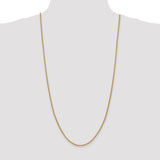 14k 2.1mm Spiga Chain