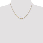 14k 1.05mm D/C Spiga with Spring Ring Clasp Chain