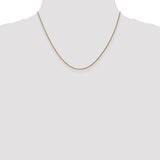 14k 1.05mm D/C Spiga with Spring Ring Clasp Chain