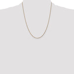 14k 1.05mm D/C Spiga with Spring Ring Clasp Chain