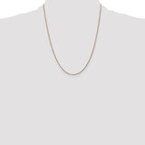 14k 1.05mm D/C Spiga with Spring Ring Clasp Chain