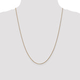 14k 1.05mm D/C Spiga with Spring Ring Clasp Chain