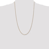 14k 1.05mm D/C Spiga with Spring Ring Clasp Chain