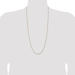 14k 1.05mm D/C Spiga with Spring Ring Clasp Chain