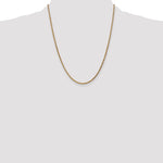 14k 2.1mm D/C Spiga Chain