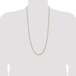 14k 2.1mm D/C Spiga Chain